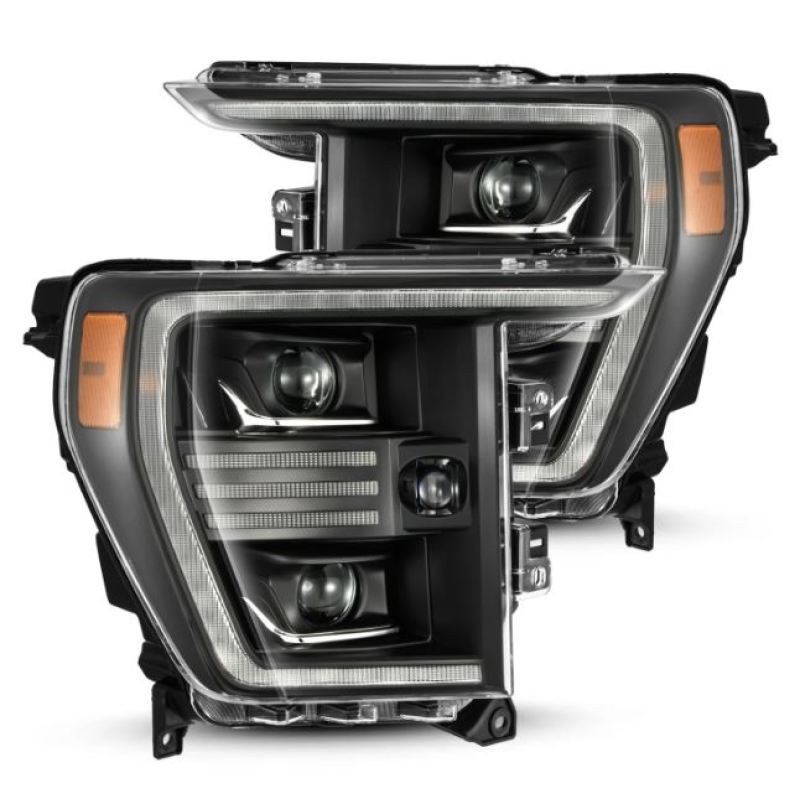 FR SPORT AlphaRex 21-22 Ford F150 PRO-Series Projector headlights Black w/Activ Light/Seq Signal...