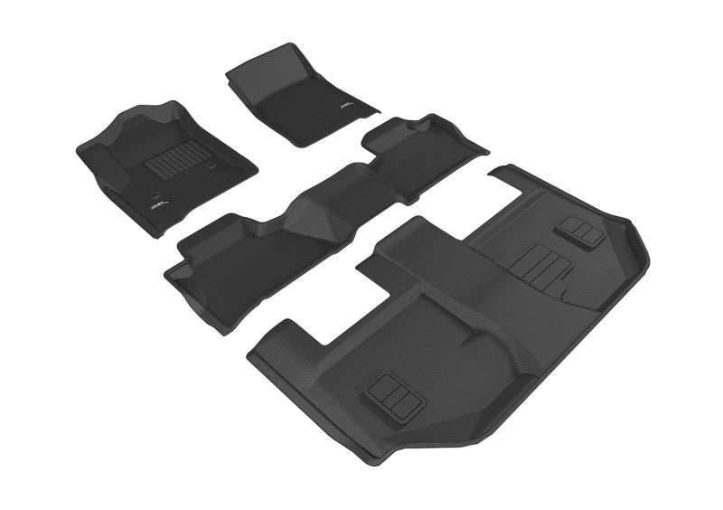 3D MAXpider 15-20 GMC Yukon Xl With Bench 2Nd Row Kagu Black R1 R2 R3 L1GM02601509