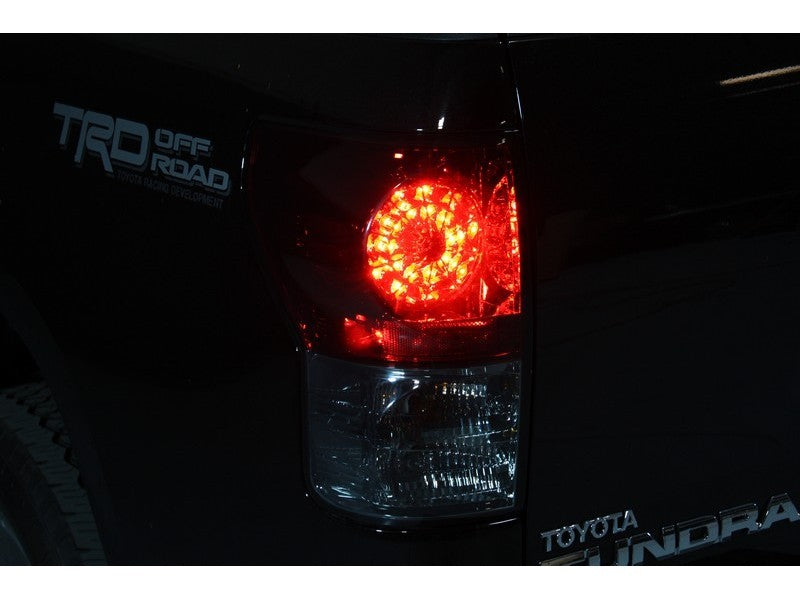 FR SPORT Spyder Toyota Tundra 07-13 LED Tail lights Red Clear ALT-YD-TTU07-LED-RC 5029607 - View 4