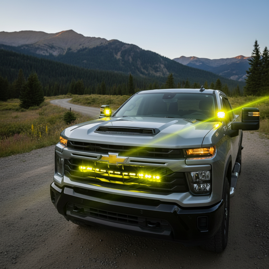 2020+ Chevrolet Silverado 2500/3500 Single 40in Light Bar - PRO