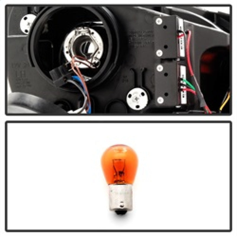 Spyder Volkswagen Golf / GTI 10-13 Version 3 Projector Headlights - Black PRO-YD-VG10V3R-DRL-BK 5082046