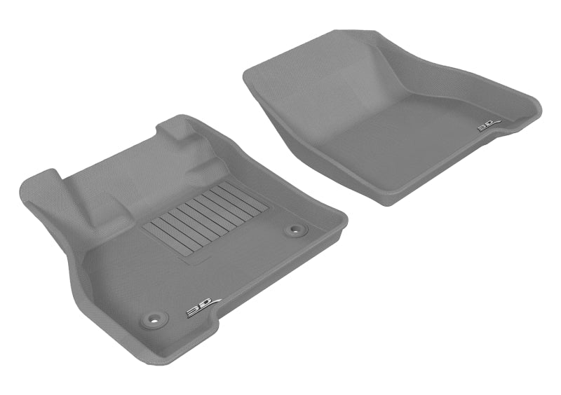 3D MAXpider 2011-2012 Nissan Leaf Kagu 1st Row Floormat - Gray L1NS04911501