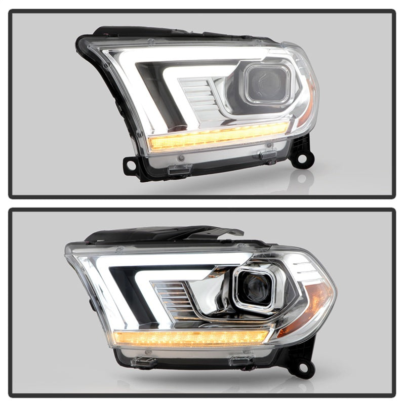 Spyder Dodge Durango 11-13 Halogen Model Only Projector Headlights - Chrome PRO-YD-DDU11SI-C 5088277