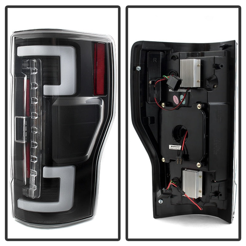 FR SPORT Spyder 17-18 Ford F-250 Super Duty (Excl LED Models) LED Tail Lights - Black...