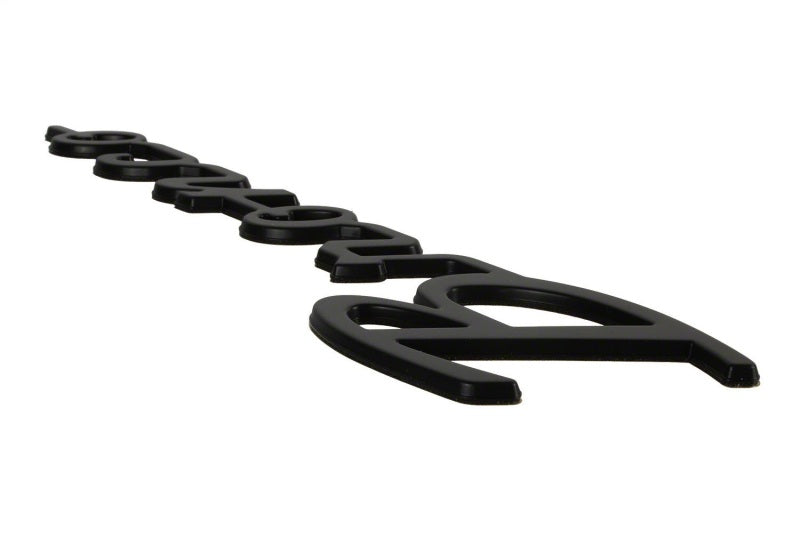 Ford Racing 2021+ Bronco Classic Script Fender Badges - Matte Black (Pair) M-1447-BSMB