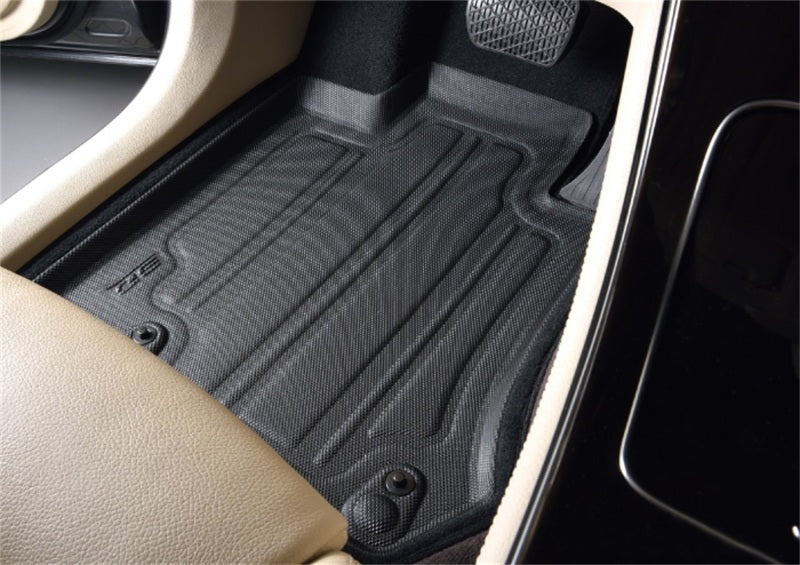 3D MAXpider 16-21 Tesla Model X Elegant Hybrid 1st Row Floormat - Black SLTL00114709