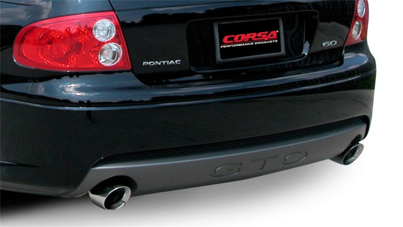 FR SPORT Corsa Performance 05-06 Pontiac GTO 6.0L V8 2.5in Sport Cat-Back + XPipe Exhaust Polishe...