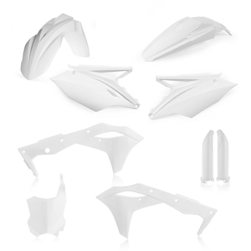 Acerbis 2017 Kawasaki KX250F Full Plastic Kit - White 2630630002