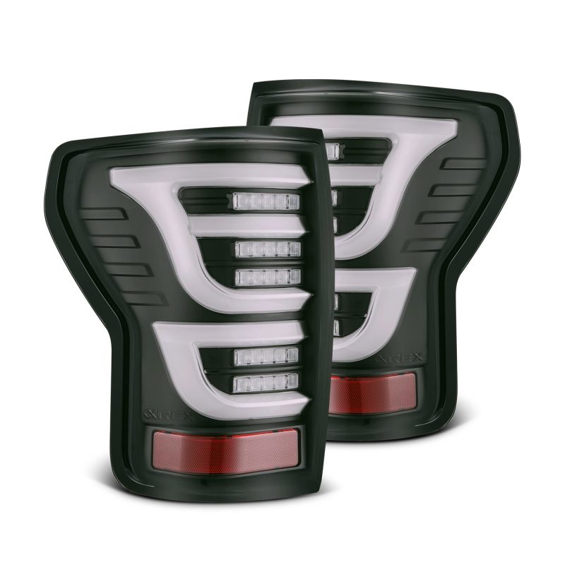 FR SPORT AlphaRex 07-13 Toyota Tundra LUXX-Series LED Tail Lights Black 670030 *Discontinued