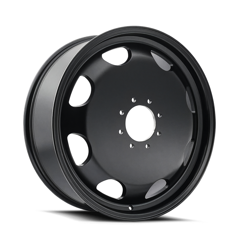 Cali Off-Road 9110D Summit Dually 22x8.25 / 8x165.1 BP / 100mm Offset / 121.3mm Hub Matte Blk Wheel 9110D-22881MBI100
