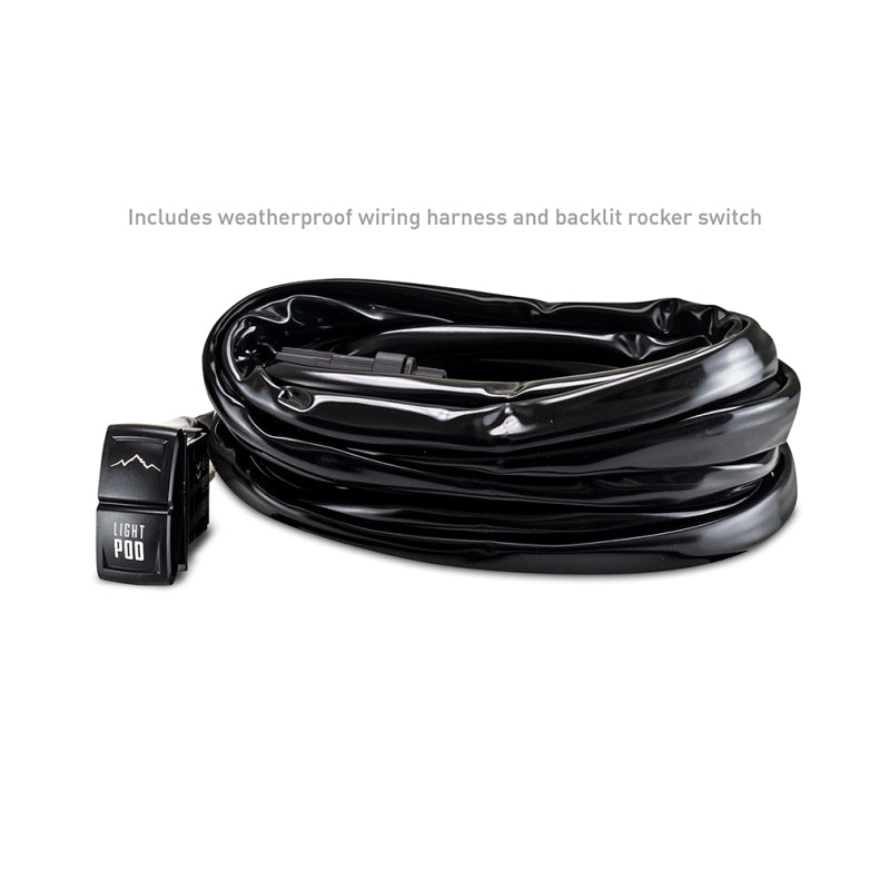 Borne Off-Road 21+ Bronco Light Pods 2pc Ditch 3x3 Spot BNLT-BR-21-DT2S