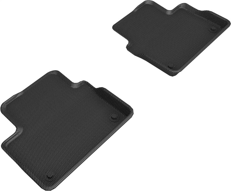 FR SPORT 3D MAXpider 19-21 Volvo S60 / V60 Hybrid Kagu 2nd Row Floormats - Black L1VV03921509
