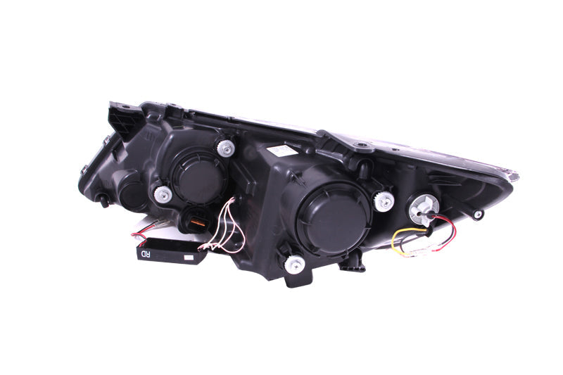 Anzo 2011-2013 Kia Optima Projector Headlights w/ Halo Black (CCFL)