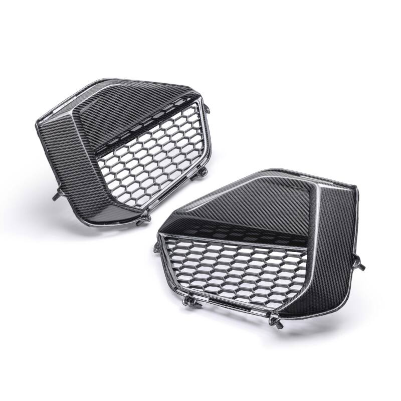 Anderson Composites 2024 Ford Mustang GT Carbon Fiber Front Bumper Inserts AC-FBI24FDMUGT