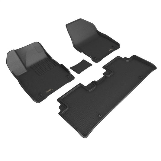 FR SPORT 3D MAXpider 2022 Kia EV6 Kagu 1st & 2nd Row Floormat - Black L1KA07101509