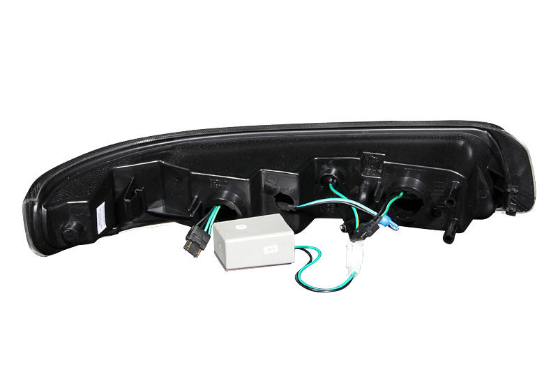 Anzo 1999-2002 Chevrolet Silverado 1500 LED Parking Lights Black w/ Amber R