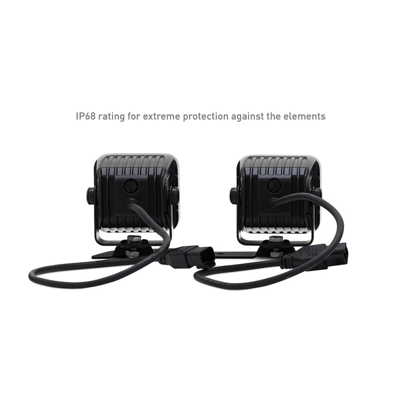Borne Off-Road 21+ Bronco Light Pods 4pc Ditch 3x3 Spot BNLT-BR-21-DT4S
