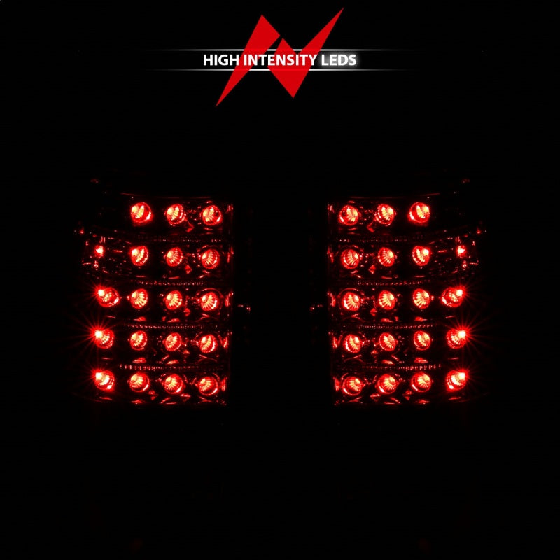 Anzo 1999-2007 Chevrolet Silverado 1500 LED Taillights Red/Clear