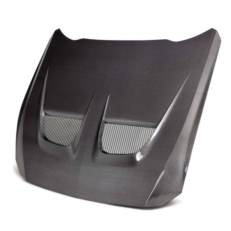 Anderson Composites 2024 Ford Mustang Type-GTD Double Sided Carbon Fiber Hood AC-HD24FDMU-GTD-DS