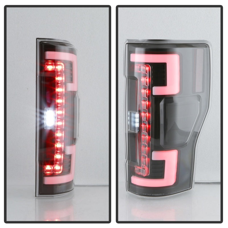 FR SPORT Spyder 17-18 Ford F-250 Super Duty (Excl LED Models) LED Tail Lights - Black...