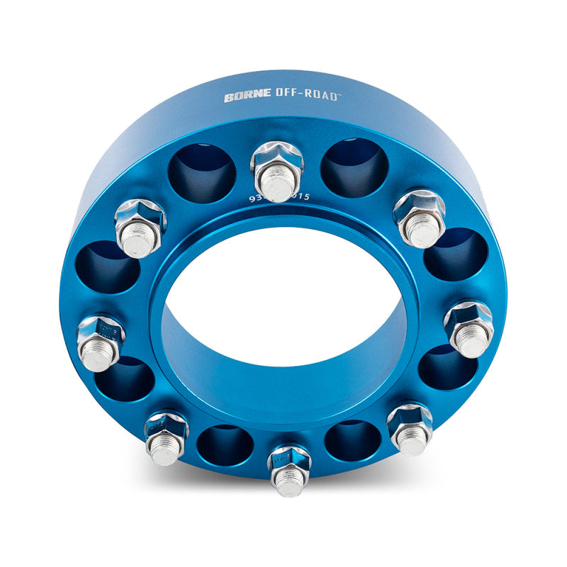 Borne Off-Road Wheel Spacers 8x165.1 116.7 50 M14 Blue BNWS-008-500BL