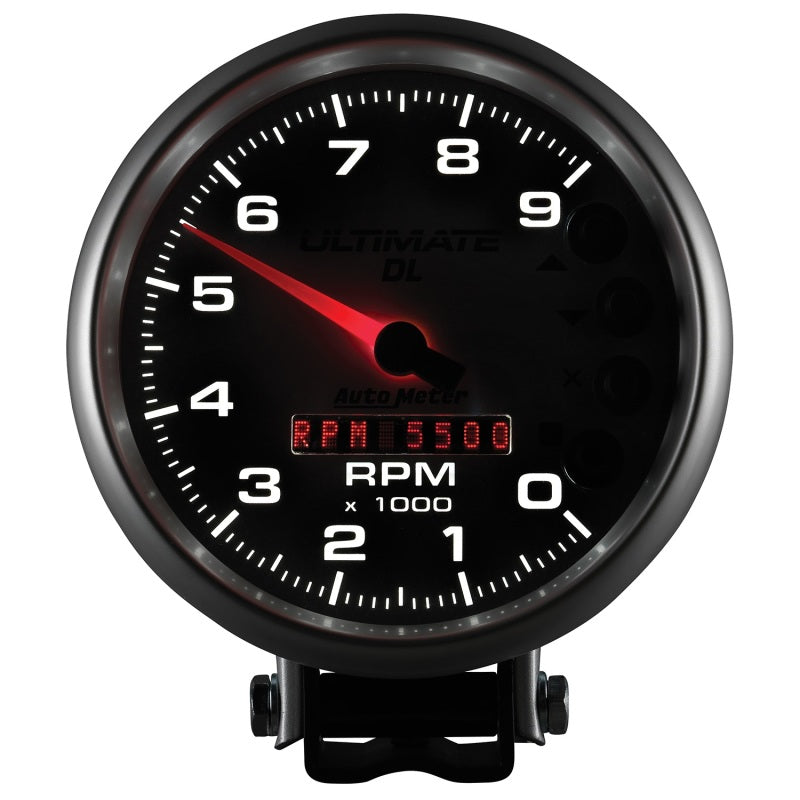 Autometer 5in Ultimate DL Tach 9000 RPM Silver ATM6894