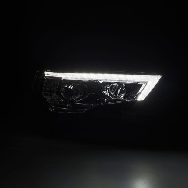 AlphaRex 14-22 Toyota 4Runner LUXX-Series LED Proj Headlights Chrome w/Actv Light & Seq. Sig + DRL 880812 *Discontinued