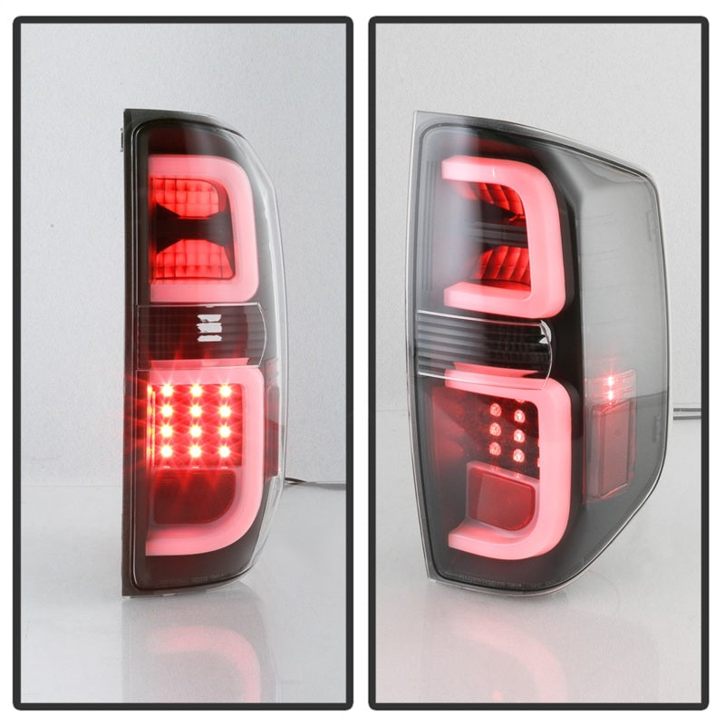 FR SPORT Spyder Toyota Tundra 2014-2016 Light Bar LED Tail Lights All Black ALT-YD-TTU14-LED-BKV2...