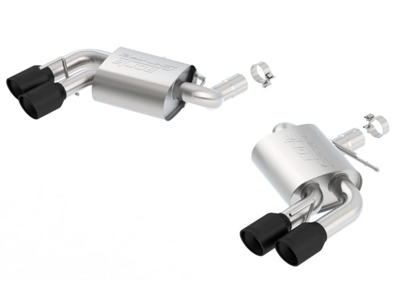 Borla 2016-2017 Chevrolet Camaro SS AT/MT S-Type Rear Section Exhaust w/o Dual Mode Ceramic Black 11920CB