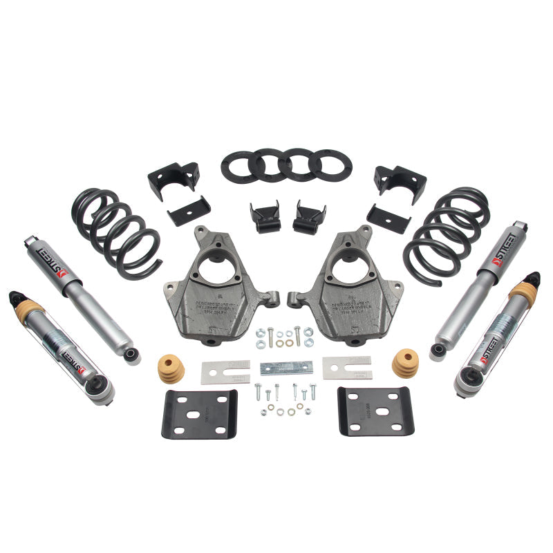Belltech Lowering Kits 16.5-17 Chevy Silverado Crew Cab 2WD 3-4F / 7R