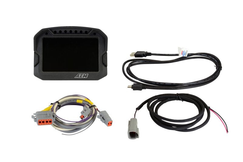 AEM CD-5G Carbon Digital Dash Display w/ Interal 10Hz GPS & Antenna