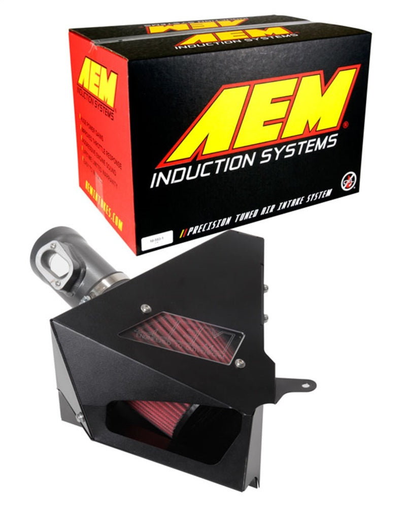 FR SPORT AEM Induction AEM 14-17 Mini Cooper S L4- 1.5L F/I Gunmetal Gray Cold Air Intake 21-839C...