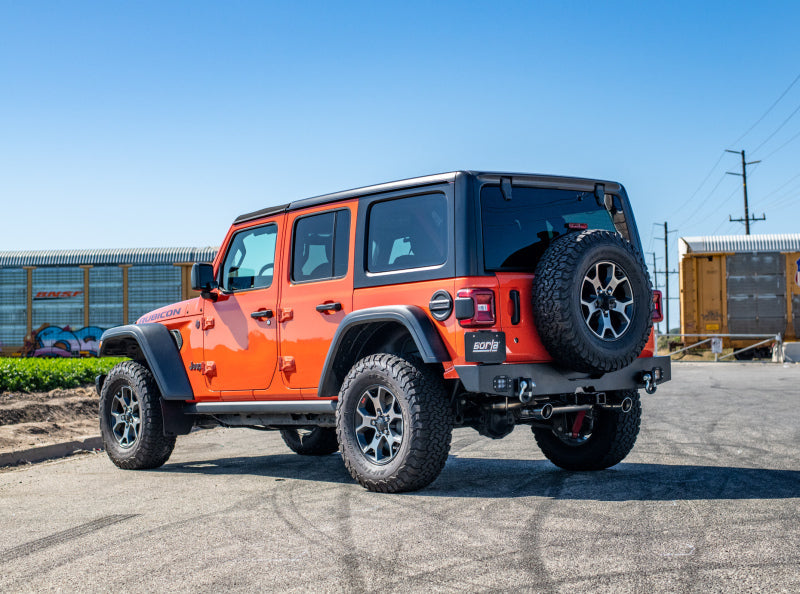 Borla 18-19 Jeep Wrangler JL/JLU 2.0L 4Cyl 2DR/4DR Axle Back Exhaust ATAK w/ 3.5in Tips 11964
