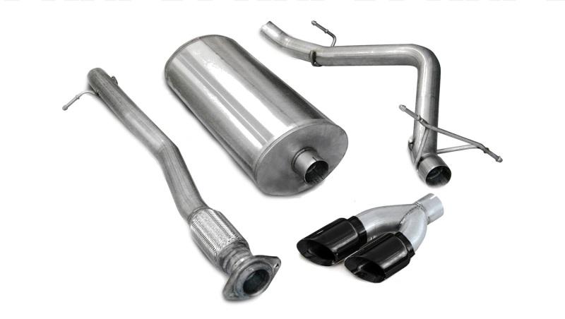 FR SPORT Corsa 07-08 Chevrolet Silverado 4.8L V8 3in Cat-Back Single Side w Twin 4in Black...