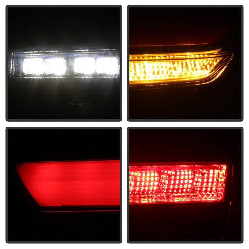 FR SPORT Spyder BMW 3 Series F30 2012-2018 Full LED Tail Lights (ALT-YD-BMWF3012-SEQ-BSM) - Black...