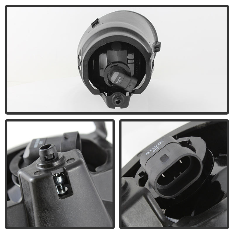 FR SPORT Spyder Toyota Tundra 07-13 All Double Cab/CrewMax OEM Fog Lightsw/swch Smke...