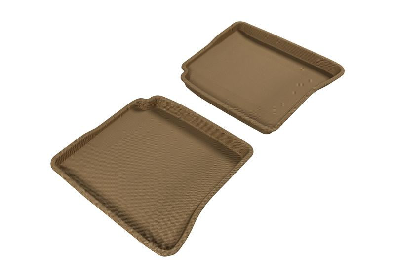 3D MAXpider 2007-2013 Mercedes-Benz S-Class W221 Kagu 2nd Row Floormats - Tan L1MB00621502