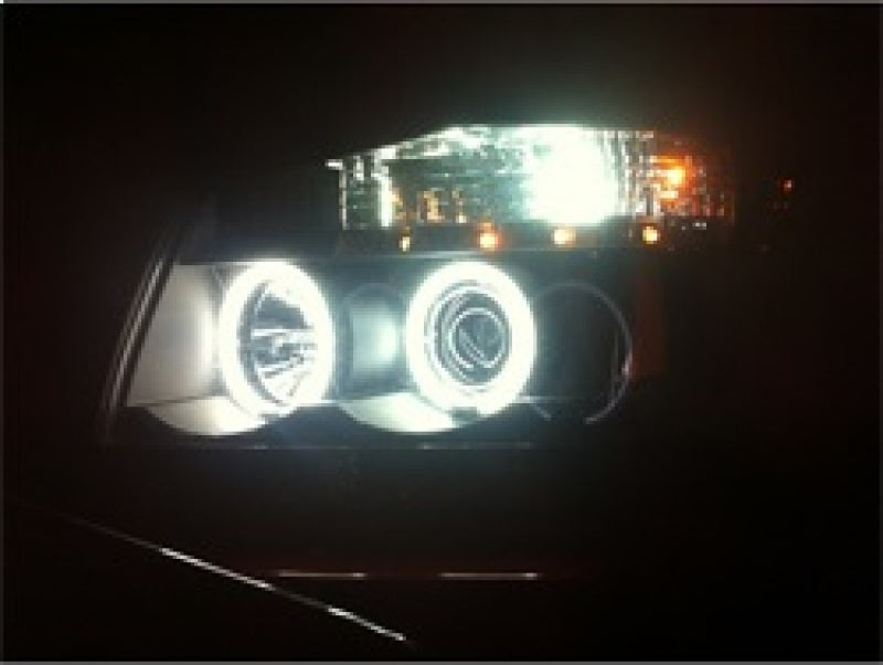 FR SPORT Spyder Nissan Titan 04-14/Armada 04-07 Projector Headlights CCFL Halo LED Blk...