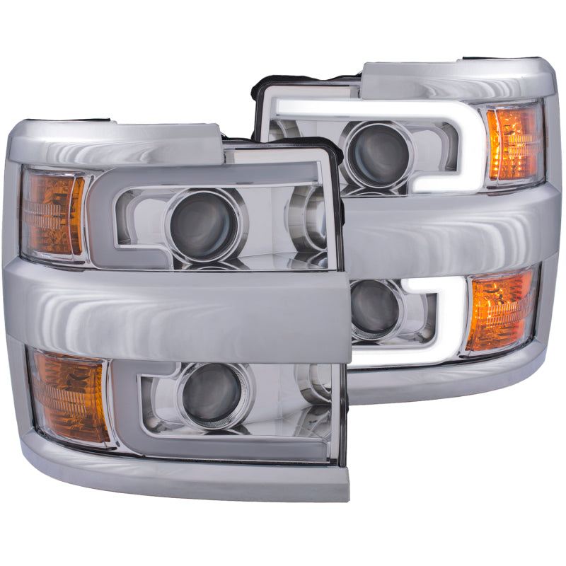 Anzo Projector Headlights 15-17 Chevrolet Silverado 2500HD / 3500HD Chrome