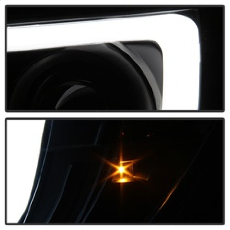 FR SPORT Spyder Toyota Tacoma 05-11 Projector Headlights - Light Bar DRL - Black...