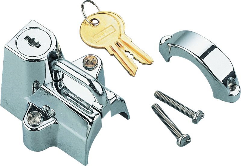 Bikers Choice Motorcycle Helmet Lock-Chrome 492970