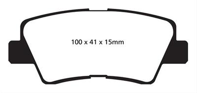 EBC Greenstuff Passenger Car Organic Brake Pads - DP22031