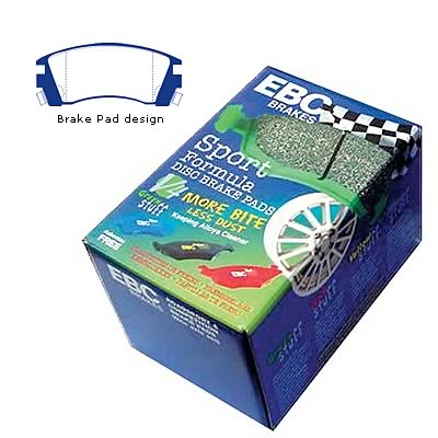 EBC Greenstuff Passenger Car Organic Brake Pads - DP2988