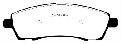 EBC Yellowstuff Brake Pads - DP41603R