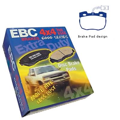 EBC Greenstuff Elite SUV and Light Truck Organic Brake Pads - DP6814