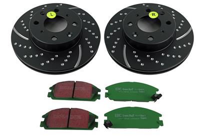 EBC Stage 10 Kits GreenStuff Brake Pads and GD Rotors - S10KF1490