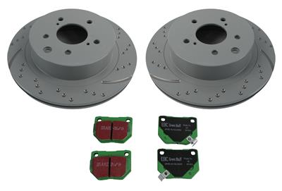 EBC Stage 10 Kits GreenStuff Brake Pads and GD Rotors - S10KR1355