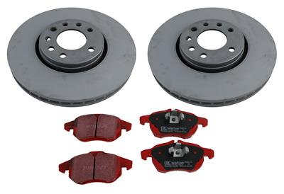 EBC Stage 12 Kits Redstuff Brake Pads and RK Rotors - S12KF1202