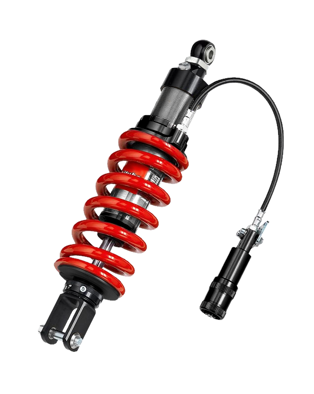 Bitubo Suspension Bitubo XZE3 Monoshocks Adjustable: Hydraulic Spring Preload, Rebound, Length, Red Spring MV010XZE31