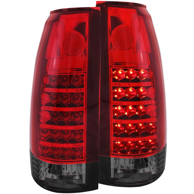 Anzo 1999-2000 Cadillac Escalade LED Taillights Red/Smoke